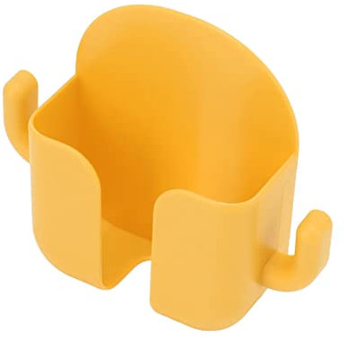 Wall Mount Phone Holder, Self Adhesive Cell Phone Holder Wall Phone Charging Holder Wall Phone Stand Holder for Home Office Bedroom(Yellow)