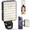 Magnetic Selfie Light, [128 LEDs] Diyife 360° Rotatable Clip on Phone Light, Video Conference Lighting, 20H Long-Lasting, 3 Lighting Modes, Camera Light for Laptop, Live Streaming, Photo, Meetings