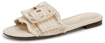 Sam Edelman Women's, Bambi Sandal, Leinen, 40.5 EU