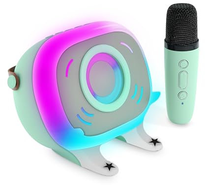 MOOOV 477357 Enceinte Karaoke Bluetooth avec Micro Kit Complet sans Fil pour Enfant
