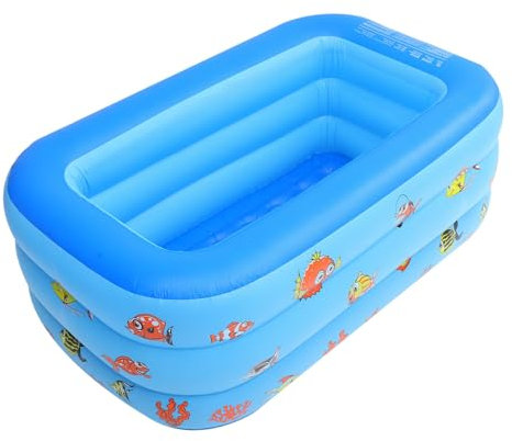 BESTonZON Piscine Gonflable Garçon Fille Piscine Garçon Fille Trois Couches pour Jeux Extérieur Et Intérieur