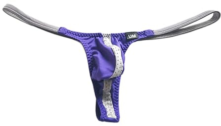 TNNRAO Hommes String Lingerie Bikini Taille Basse Strings Hommes Respirant sous-vêtements Sexy Tanga Thongs Strings sous-vêtements