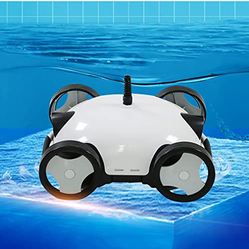 Aspirateur de piscine robotisé automatique, nettoyeur de piscine sans fil, autonomie maximale de 90 minutes, stationnement automatique, aspirateur de piscine pour piscine hors sol/creusée jusqu'à 73
