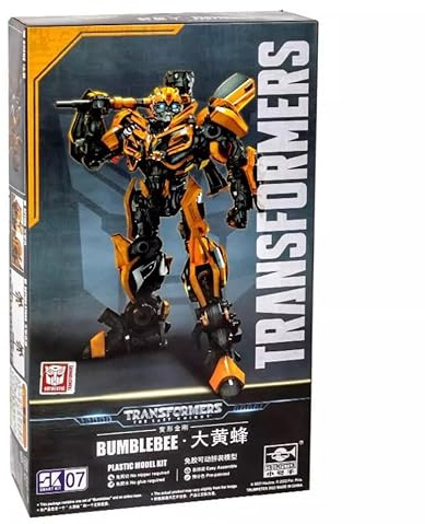 Hobby Boss Trumpeter 03105 Transformers Bumblebee The Last Knight Camero SK07 Smart Kit - Action Figure Robot, Vorbemalter Modellbausatz