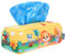Toyvian Juguete Sensorial para Bebés Caja De Pañuelos para Ejercicio De Dedos Estimulación Montessori De Aprendizaje Actividad De Desarrollo Infantil