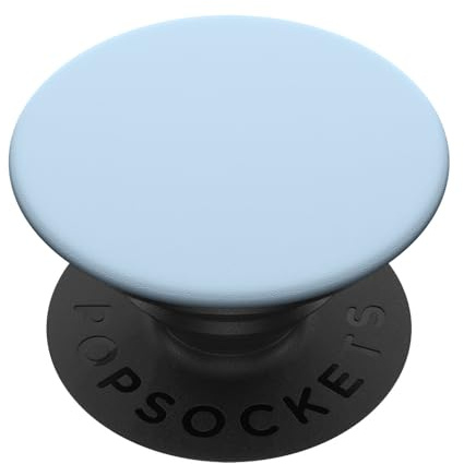 Monochrome Pastellfarbe Hellblau PopSockets Klebender PopGrip