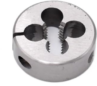 FBANULPEX Set di Maschi e filiere metriche Filiera Tonda metrica, filiera for Filettatura HSSE(M4.5x0.75)