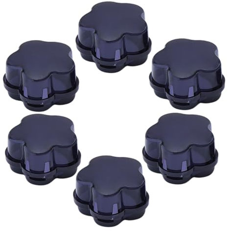 POPETPOP 6 Stück Schutzabdeckung Von Gasschalter Gaskocher Mit Kindersicherung Backofensperre Kindersicherung Gasherdschloss Gasherd -knopfschloss Babysicherer Ofen Plastik