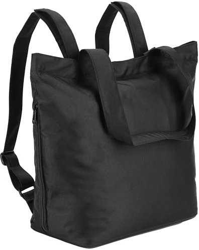 KitBrix TotePack Convertible Tote Bag & Backpack with Zip & Waterproof Base - 28L - Versatile Backpack Tote Bag for Work, Gym, & Travel - Laptop Pocket, Water Bottle Holder, & Luggage Sleeve