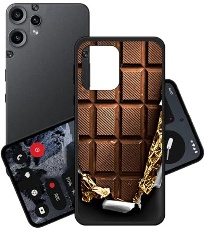 LCEHTOGYE Hülle für CMF Phone 2 Pro,Schwarz Schutzhülle Weich Silikon HandYhülle TPU Tasche Case Cover für CMF Phone 2 Pro (6,77)- LH1