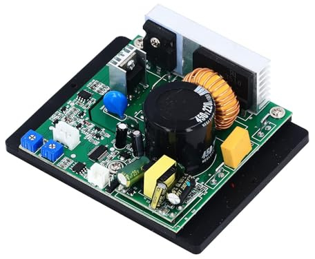 Oumefar Mini-Drehmaschinen-Motorsteuerungssatz, Digitalanzeige, Bürstenmotor-Leiterplatte für 7 X 14-Drehmaschinen für Heimwerker, ABS/Metall/PVC
