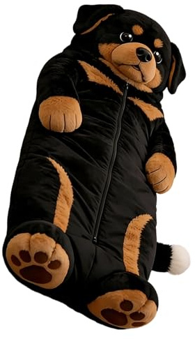 Bagiaope Plüsch Schlafsack - Kuschlig weich und verstellbar,Kuscheltier-Schlafsack für Erwachsene,für Übernachtungen, Männer, Frauen, Wandern, Camping, Winter, Indoor und Outdoor