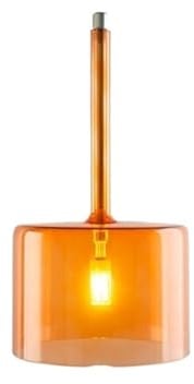 HJCKJSMEOU Lustre, Lustre Nordique en Verre coloré, Luminaires pour Salon, Salle à Manger, Cuisine, Chambre, Suspension LED Blanc Chaud (Blanc, Orange A)