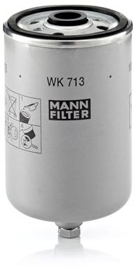 MANN-FILTER, WK 713 Kraftstofffilter | Für PKW, Schutz des Kraftstoffsystems, Injektorschutz, Zuverlässige Kraftstoffversorgung, Echte OE-Technologie