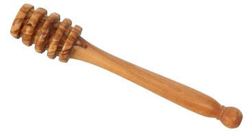 Cuillère à miel en bois d'olivier Belle veinure - chaque pièce est unique