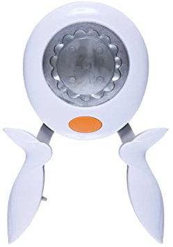 Fiskars Motiv-Stanzzange, Kreis gewellt, Ø 5 cm, Für Links- und Rechtshänder, Qualitäts-Stahl/Kunststoff, Weiß/Orange, XL, 1004715