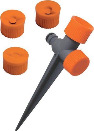 Statischer Sprinkler mit PVC-Spitze 4 Köpfe zur vollständigen oder teilweisen Bewässerung