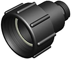 Raccord femelle 2 S60x6 avec écrou tournant - male 1 pas gaz