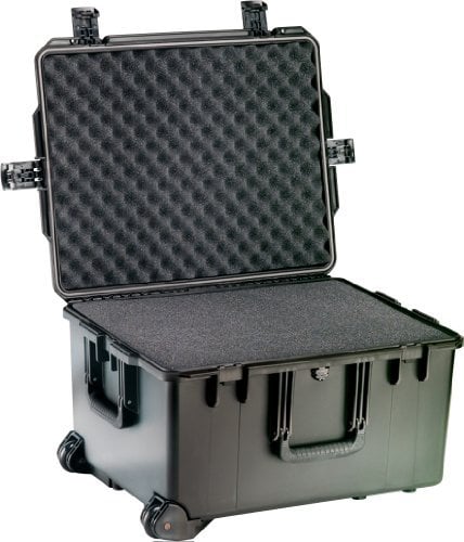 PELI Storm IM2750 Robuster Foto und Drohnen Reisekoffer, Wasser- und Staubdicht, 78L Volumen, Mit Schaumstoffeinlage (Anpassbar), Schwarz