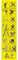 LEMAX® Plakette Leitern und Tritte, gelb/schwarz, Folie selbstklebend, 45x180mm