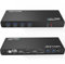 WAVLINK USB C＆3.0 Ultra 5K Docking Station HD Dual Video Multifunción Display con 2x5K DP Puertos, 2x4K HDMI Puertos, 6xUSB 3.0, Gigabit Ethernet, Audio out y Mic in