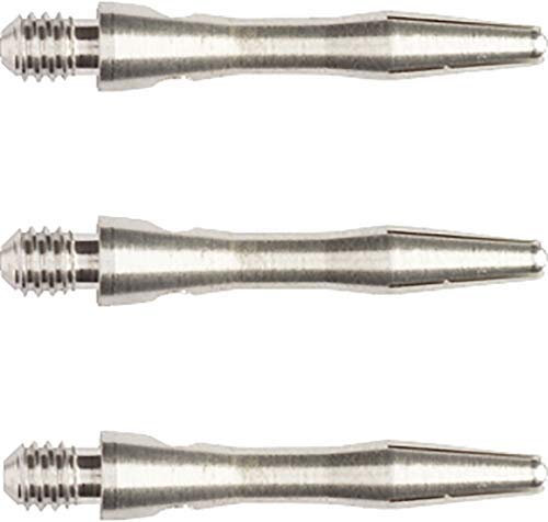 WINMAU Plain Aluminium Extra Kurz Dart Stiele - 1 Satz pro Packung (insgesamt 3 Wellen)