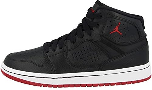 Nike Jordan Access, Basketball Shoe Uomo, Black Gym Red White, 46 EU