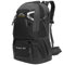 OcioDual Wanderrucksack 40L Schwarz, Travelite Rucksack, Arbeitsrucksack Herren, Wanderrucksack Herren, Rucksack Wasserdicht, Reiserucksack, Camping, Survival und Outdoor-Sport