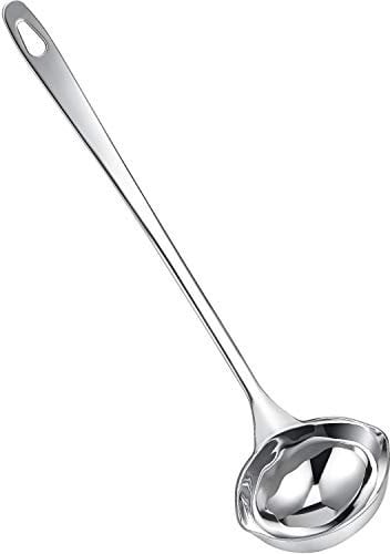 Stainless Steel Soup Spoon Canning Ladle for Kitchen Cooking - 2 oz (1)