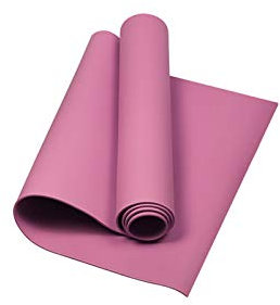 Traumraum Yogamatte rutschfest Schadstofffrei 4mm Dicke Haltbare mit Tragegurt Rosa 183x60x0.4cm Yoga, Fitness