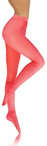 Sesto Senso Medias Microfibra Opacas Coloridas Ropa Mujer 40 DEN 4 Coral