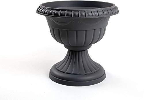 Formplastic Pflanzkübel Blumenspindel Amphore Pflanzschale Roma ∅25cm Anthrazit