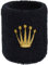 Designer Schweissband Exclusive Krone Stickerei Crown Schweißband Bestickt & Absorbierendes Frottee | Jogging Wristband Geschenk Fitnesstraining Schweiß-Armband