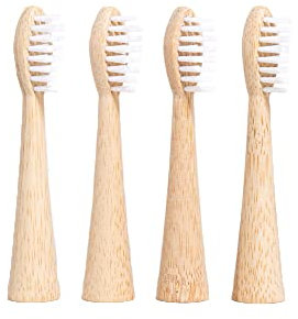 A Good Bambus Aufsteckbürsten Sensitive (4er-Pack) für Oral-B - weiß