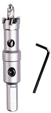 SYDARSYN Scie Cloche en Alliage de Carbure TCT 15mm Foret de Scie Trépan pour Acier Inoxydable Métal Foret Perçage Trou