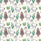Alpaka Peru Mädchen Kaktus 100x160cm 1 Meter 100% Baumwolle Baumwollstoff Kinder Meterware Handwerken Nähen Stoff