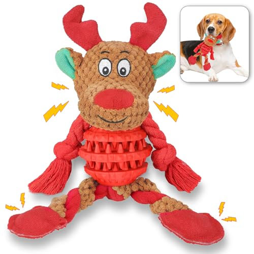 Frbyvad Hundespielzeug Quietschend für Kleine Große Hunde. Welpenspielzeug, Interaktives Hundespielzeug Welpen, Kauspielzeug Hund, Plüsch Hunde Spielzeug für gegen Langeweile.