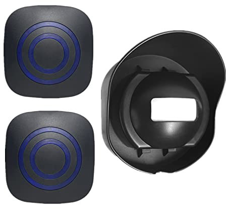 Kabellose Türklingel Körpersensor Infrarot Sensing Sirene mit 2 Empfänger und 1 Sensor 38 Ringe IP52 wasserdicht (1-2)