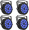 4pcs LED Par Strahler 200W Led Par Scheinwerfer 18 Bühnenlicht Par Licht,RGBW DMX512 Discolicht Partylicht Sound/Master Slave DJ Licht für Party, Konzert, Halloween, Weihnachten, Hochzeit
