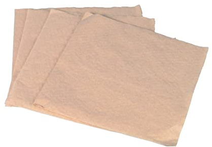 Pro DP 5000 Bio Servietten Prägeservietten Papierservietten Imbiss Servietten 33x33cm 1/4 Falz gefaltet auf 16,5x16,5cm 1-lagig braun natur, 33x33