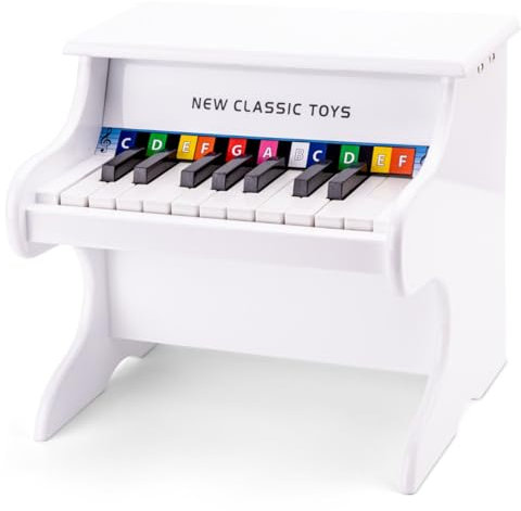 New Classic Toys - 10155 - Musikinstrument - Piano - Weib - 18 Tasten