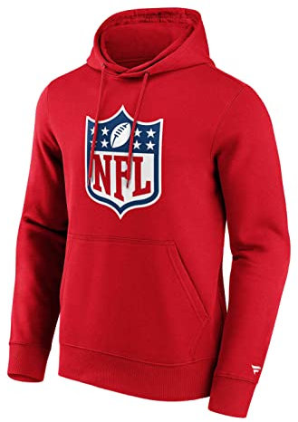 Fanatics - NFL Shield Primary Logo Graphic Hoodie Colour Red, red, XL