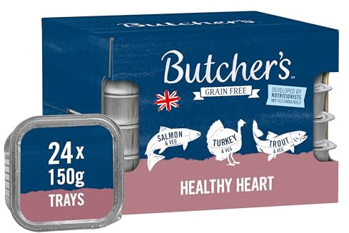 Butcher's Healthy Heart Wet Dog Food Trays, 3.6 kg (24 x 150 g)
