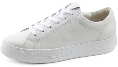 Paul Green Damen SUPER Soft Pauls mit Relax-Weite, Frauen Low-Top Sneaker,Wechselfußbett,Plateausohle,straßenschuhe,Weiß (White),38 EU / 5 UK