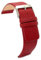diloy Lederarmband für klassische Uhr – Glattes Rindsleder ohne Nähte, minimalistisches Design – Größen 18mm, 20mm, 22mm, 24mm, 26mm, 28mm, 30mm 327 Bordeaux 24mm