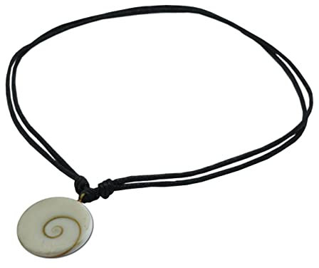 Soul-Cats 1 verstellbare Kette mit Muschel Anhänger Shivas Auge Surferkette