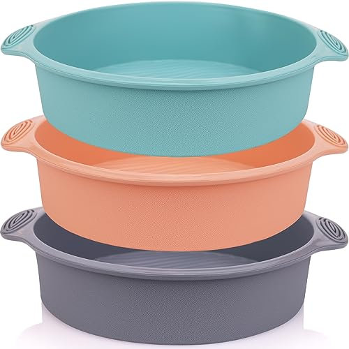 Baocuan 9 inch Silicone Round Cake Pan Tin Mould