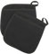 Waliah 2 x Premium-Frottee Topflappen, Hitzebeständige Baumwolle, Quadratisch, Schwarz, 20,3 x 20,3 cm, 2 Stück, Maschinenwaschbar