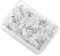 Cabilock 100st Sofa-Rock-Nagel Bed Rock Nagel-fixationsnagel Twist-pin Für Polster Bedskirt Pins Halten Pins Slipcover Pins Klare Köpfe Twist-pins Sofabezug Möbelabdeckung Schlafsofa