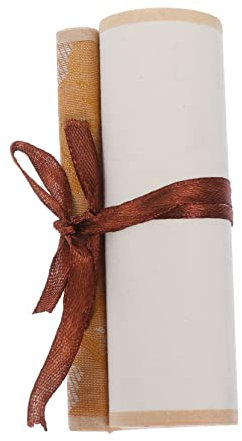 Operitacx Rouleau Parchemin Pour ÉCrire En Papier De Riz 38X10Cm IdéAl Pour Calligraphie Chinoise Et Peinture Cadeau CréAtif Et Compact